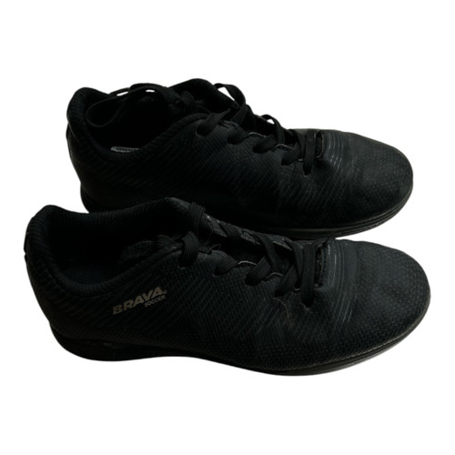 Vist Large View of Product Image Which is Used Brava Soccer Turf Shoes Black Junior 01