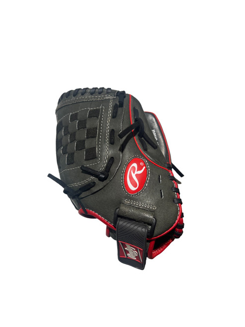 Vist Large View of Product Image Which is Used Rawlings MARK OF A PRO LITE BB/SB Glove RH Throw Grey 11"