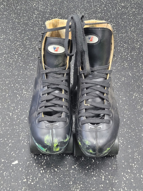 Vist Large View of Product Image Which is Used Riedell 120 AWARD Senior Roller Quad Skates Black Senior 11