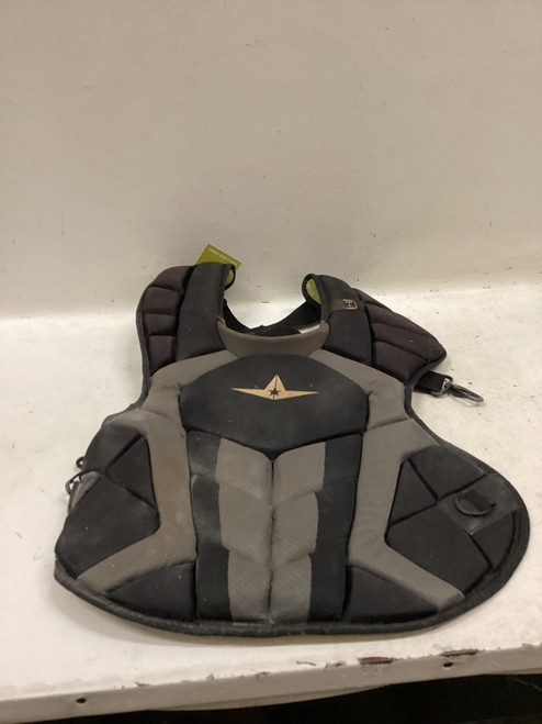 Vist Large View of Product Image Which is Used All-Star CPCC40PRO Catchers Chest Protector Black Intermed