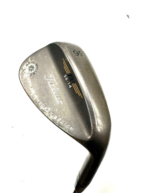 Vist Large View of Product Image Which is Used Titleist VOKEY SM4 BLACK NICKEL Golf Wedge Mens RH 56 Degree