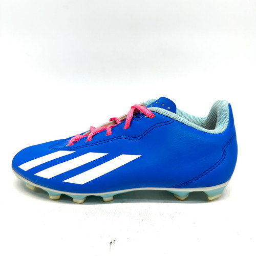Vist Large View of Product Image Which is Used Adidas X CRAZYFAST .4 Soccer Cleats Royal Blue Junior 02