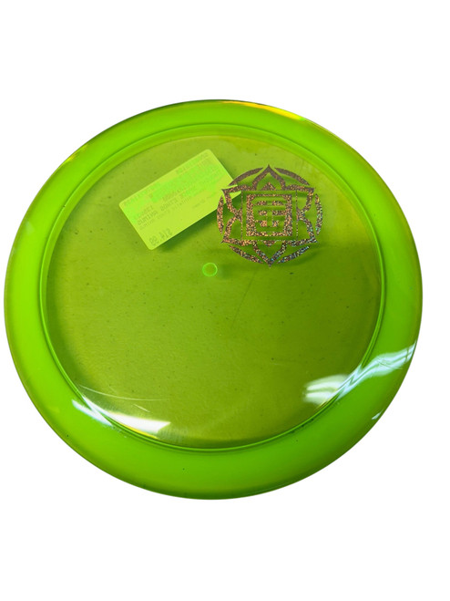 Vist Large View of Product Image Which is Used Thought Space Athletics ETHOS ANIMUS Disc Golf Driver Neon Green