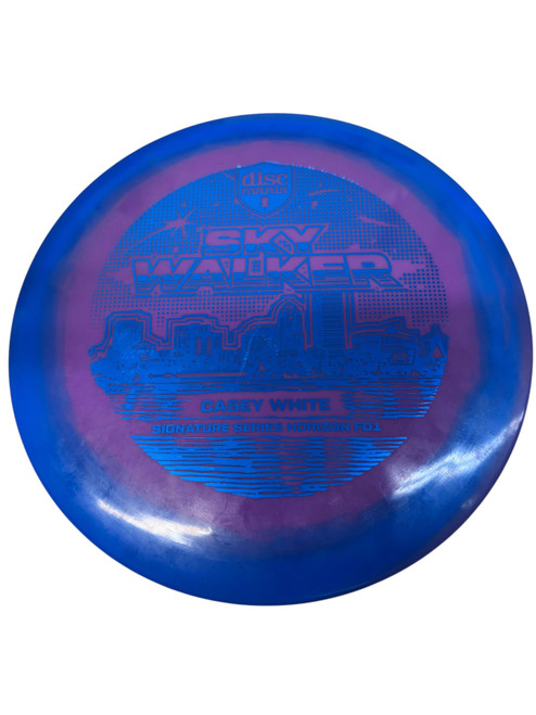 Vist Large View of Product Image Which is Used Discmania SKY WALKER FD1 Disc Golf Driver Royal Blue 171g