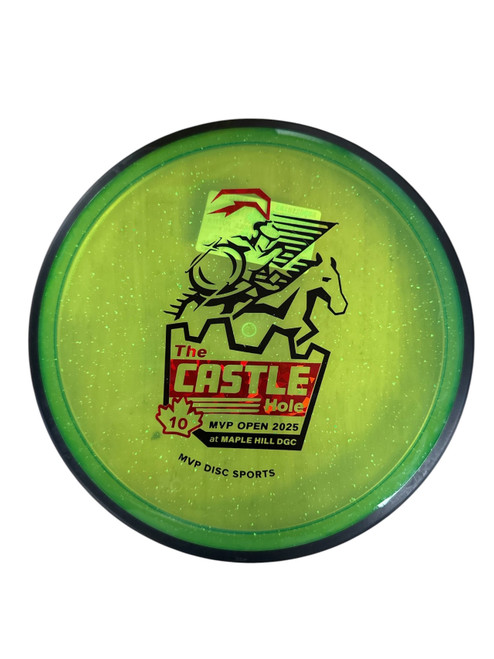 Vist Large View of Product Image Which is USED MVP THE CASTLE HOLE DISC GOLF PUTTER - 176g