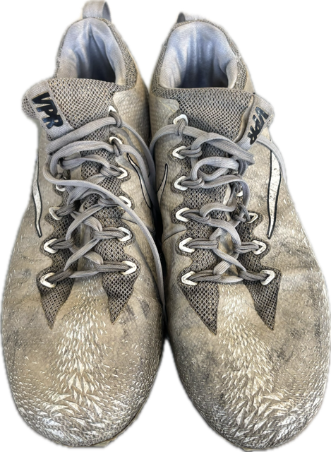 Vist Large View of Product Image Which is Used Nike Adult Footbal Cleats Grey Senior 11.5