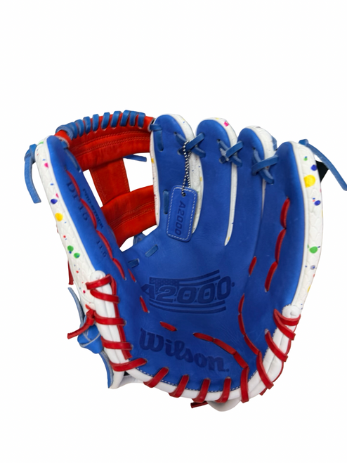 Vist Large View of Product Image Which is New Wilson A2000 PRO STOCK DP15 Superskin Pro-Stock Baseball Glove RH Throw White 11 1/2" WBW104170115