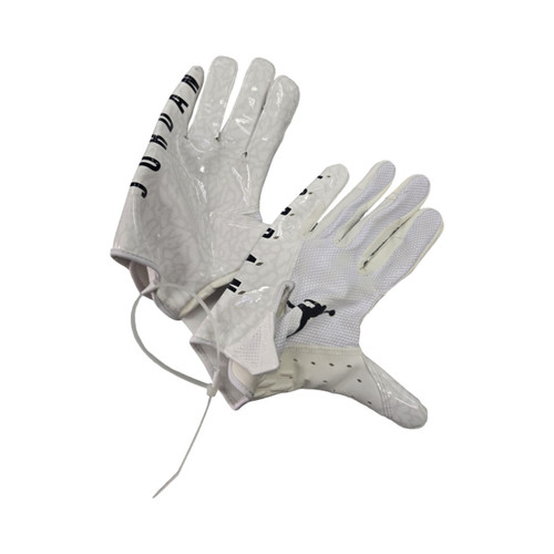 Vist Large View of Product Image Which is Used Nike AIR JORDAN RECEIVER GLOVES FB Gloves White LG