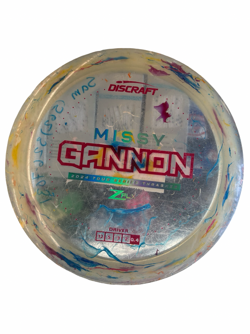 Vist Large View of Product Image Which is Used Discraft MISSY GANNON Disc Golf Driver Clear