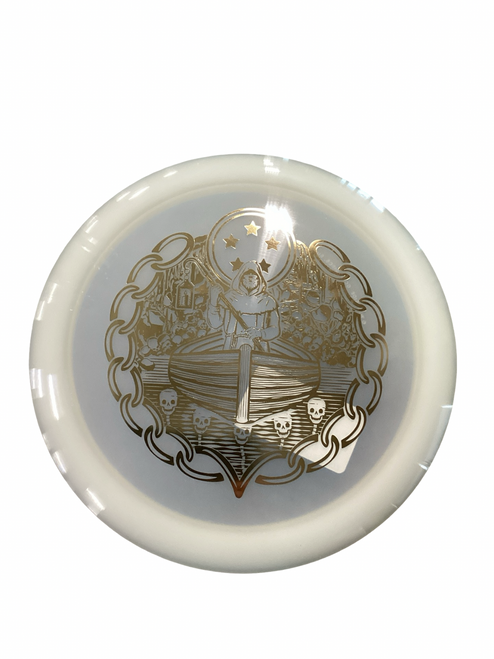 Vist Large View of Product Image Which is Used Westside PIRATE Disc Golf Driver White