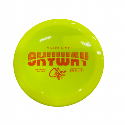 Vist Large View of Product Image Which is Used MAJORLINE SKYWAY Disc Golf Driver Yellow