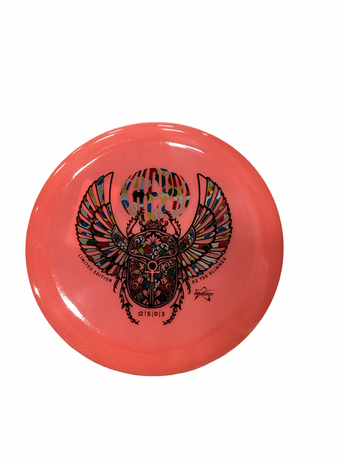 Vist Large View of Product Image Which is Used Prodigy GLIMMER Disc Golf Driver Red