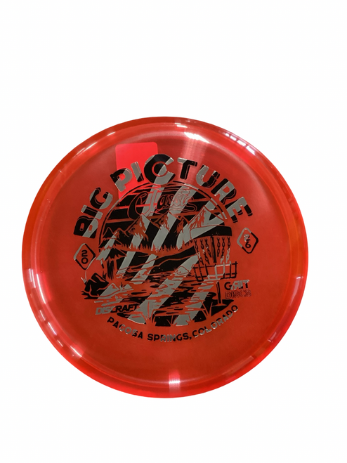 Vist Large View of Product Image Which is Used Discraft BIG PICTURE Disc Golf Putter Red