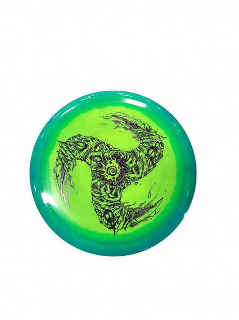Vist Large View of Product Image Which is Used Innova HALO STAR WRATH Disc Golf Driver Green