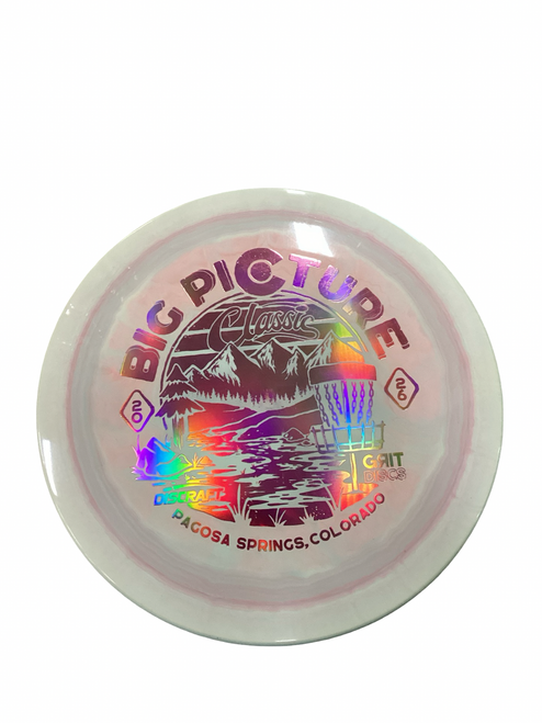 Vist Large View of Product Image Which is Used Discraft BIG PICTURE Disc Golf Driver White