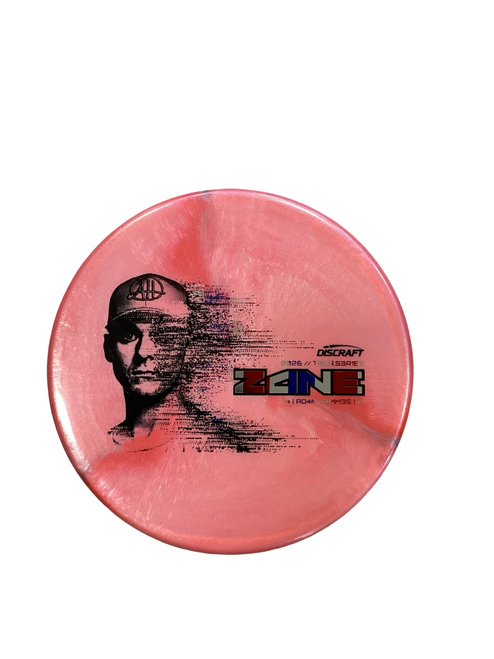 Vist Large View of Product Image Which is Used Discraft ZONE Disc Golf Mid Range Red