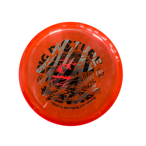 Vist Large View of Product Image Which is Used Discraft BIG PICTURE Disc Golf Putter Red