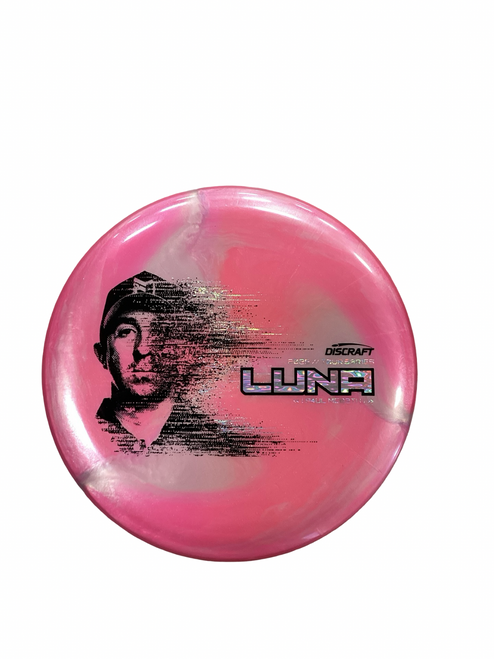 Vist Large View of Product Image Which is Used Discraft LUNA Disc Golf Putter Pink