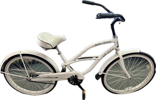 Vist Large View of Product Image Which is Used SOFT CRUISE Cruiser Bike Womens White 15-16" - SM  Frame