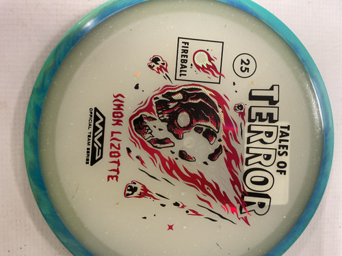 Vist Large View of Product Image Which is Used MVP SIMON LIZOTTE TALES OF TERROR FIREBALL Disc Golf Driver White