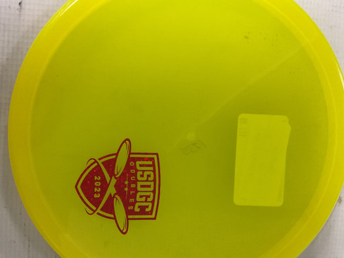 Vist Large View of Product Image Which is Used Innova CHAMPION TORO Disc Golf Mid Range Yellow