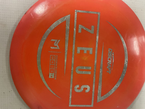 Vist Large View of Product Image Which is Used Discraft MCBETH ZEUS Disc Golf Driver Orange