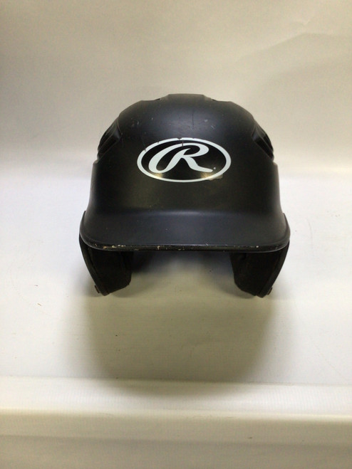 Vist Large View of Product Image Which is Used Rawlings MLB Batting Helmet No Mask Black SM