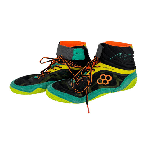 Vist Large View of Product Image Which is Used Rudis KS TURBINE WRAP Wrestling Shoes Black Mens 9.5 (Wmns 11)
