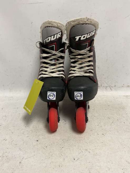 Vist Large View of Product Image Which is Used TOUR Q91 13-3 Roller Hockey Skates Black Adjustable