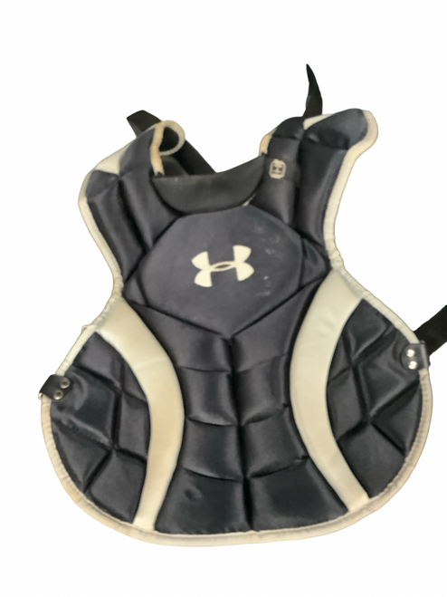 Vist Large View of Product Image Which is Used Under Armour CHEST PROTECTOR Catchers Chest Protector Black Adult