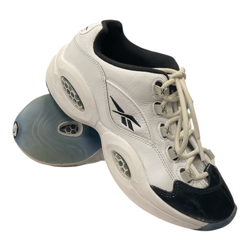 Vist Large View of Product Image Which is Used Reebok Basketball Shoes M White Senior 5.5