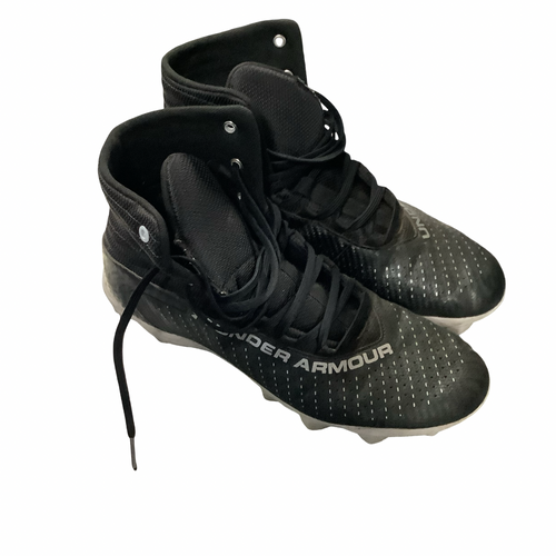Vist Large View of Product Image Which is Used Under Armour Adult FB Cleats Black Senior 11