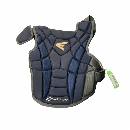 Vist Large View of Product Image Which is Used Easton CHEST PROTECTOR NAVY 10/15 Catchers Chest Protector Navy Blue Adult