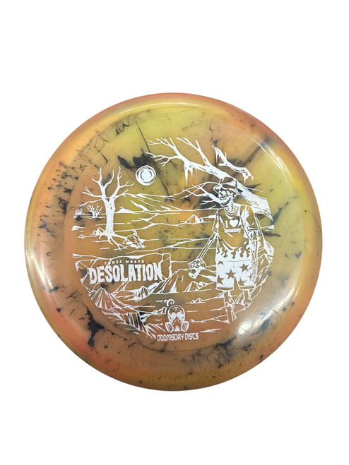Vist Large View of Product Image Which is Used DOOMSDAY DISC DESOLATION Disc Golf Mid Range Tan