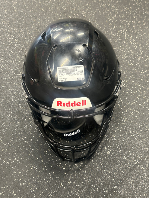 Vist Large View of Product Image Which is Used Riddell SPEEDFLEX 2024 YOUTH FB Helmet Black LG