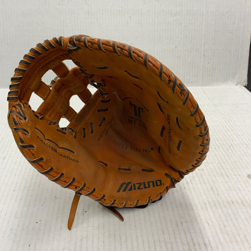 Vist Large View of Product Image Which is Used Mizuno MT-3045 BB/SB First Base RH Throw Brown 14"