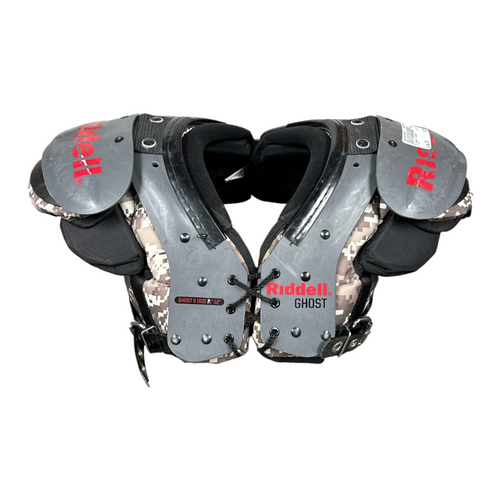 Vist Large View of Product Image Which is Used Riddell GHOST 11-12'' Football Shoulder Pads Small