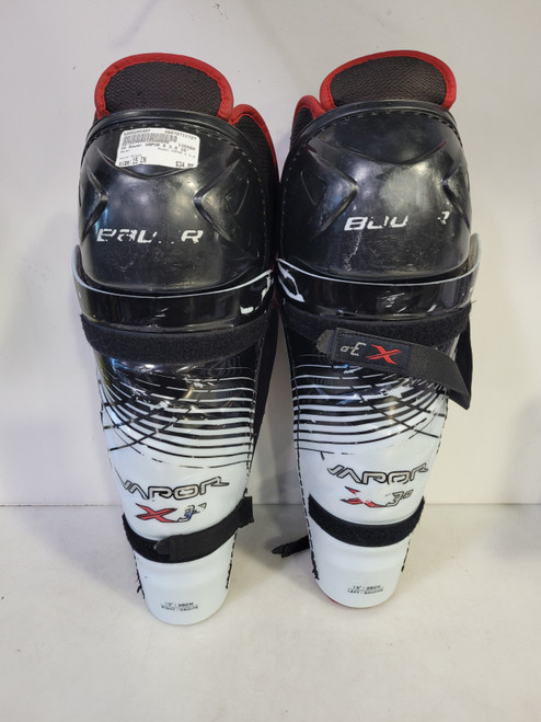 Vist Large View of Product Image Which is Used Bauer VAPOR X 3.0 Senior Shin Guards Black 15"