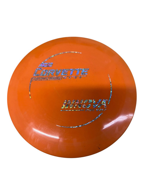 Vist Large View of Product Image Which is Used Innova CORVETTE PRO Disc Golf Driver Orange 173g
