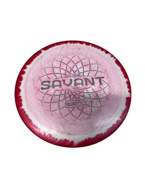 Vist Large View of Product Image Which is Used Innova SAVANT HALO Disc Golf Driver Red 173g