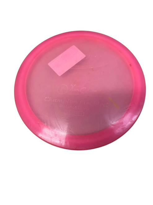 Vist Large View of Product Image Which is Used Innova CHAMPION FIREBIRD CLIMO 12X Disc Golf Driver Pink 173g