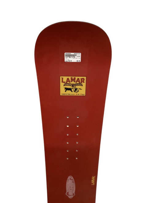 Vist Large View of Product Image Which is Used Lamar MADE IN USA Mens Snowboard Only Red 138 cm