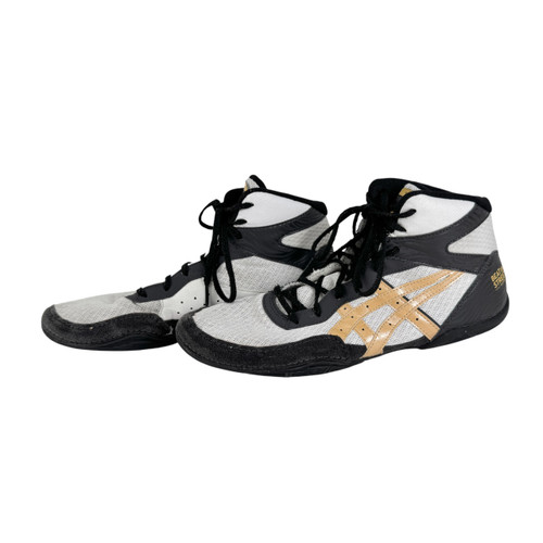 Vist Large View of Product Image Which is Used Asics MATFLEX Wrestling Shoes White Mens 10