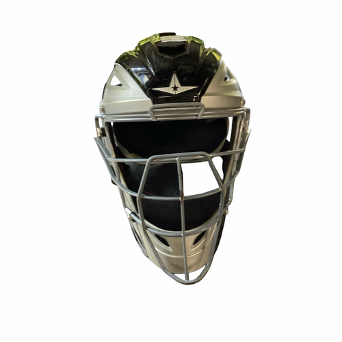 Vist Large View of Product Image Which is Used All-Star CATCHER HELMET Catchers Helmet w/Mask Black One Size