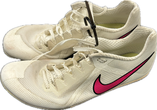 Vist Large View of Product Image Which is Used Nike JUST SEND IT Track & Field Cleats Adult White Senior 7