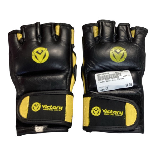 Vist Large View of Product Image Which is Used Martial Arts Gloves Black SM