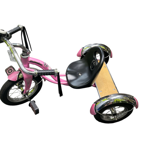 Vist Large View of Product Image Which is Used Schwinn ROADSTER Training Wheel Bike Girls Pink 12"
