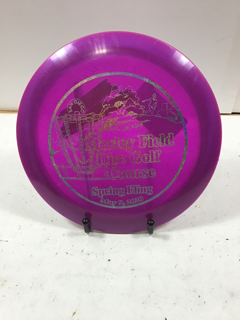 Vist Large View of Product Image Which is Used Discraft Z THRASHER Disc Golf Driver Purple 174g