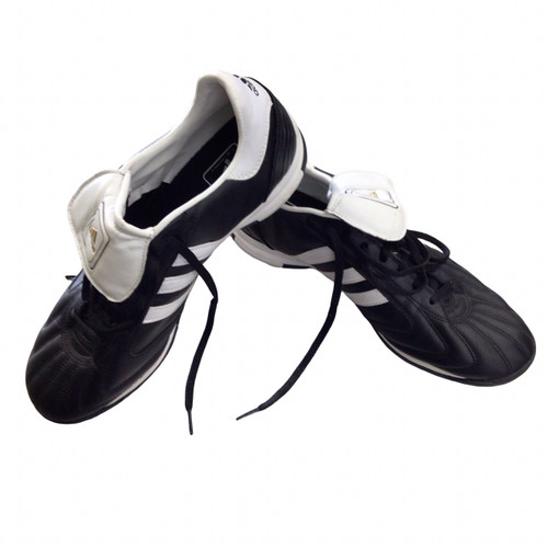 Vist Large View of Product Image Which is Used Adidas Soccer Indoor Shoes Black Senior 10