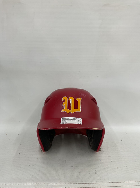 Vist Large View of Product Image Which is Used Rawlings Batting Helmet No Mask Red SM
